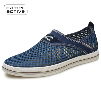 Gambar Camel Active musim panas jala sepatu sepatu pria (Biru 4)