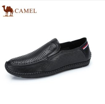 Jual Camel Men s Business Leisure Sport Comfort Breathable Soft Pull
onShoes(Black) intl Online Terbaik