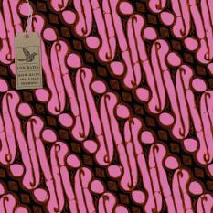 Cek Batik - Kain Motif Batik Parang Classic Warna Unik (Peach Pink)