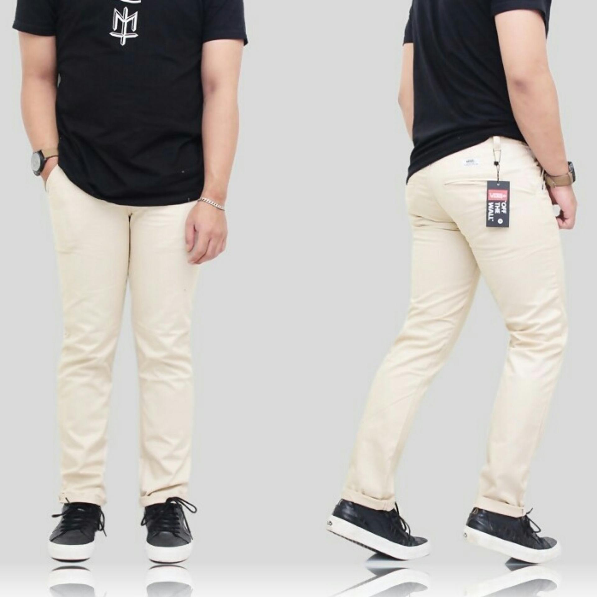 Celana chino / cino skinny / slim fit / pensil pria
