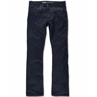 Gambar Celana Chino Pants Pria Navy Slim Fit   Premium Quality