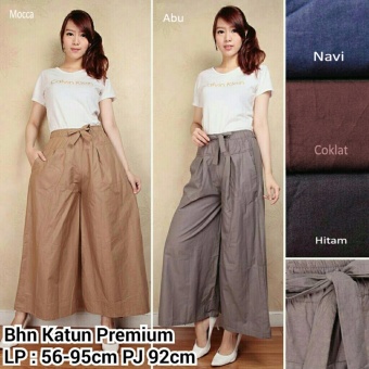 Harga Celana kulot panjang wanita jumbo long pant Elita hitam Online
Terbaik