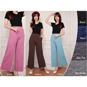 jual celana kulot panjang wanita jumbo pant juliana jual celana kulot panjang wanita jumbo pant juliana