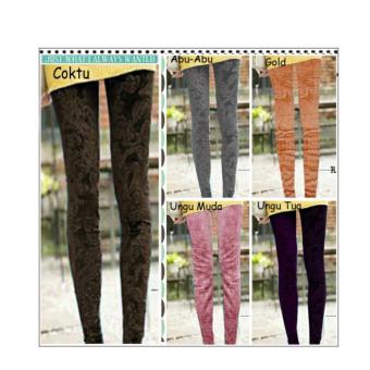 Gambar Celana legging jeans wanita jumbo Gold