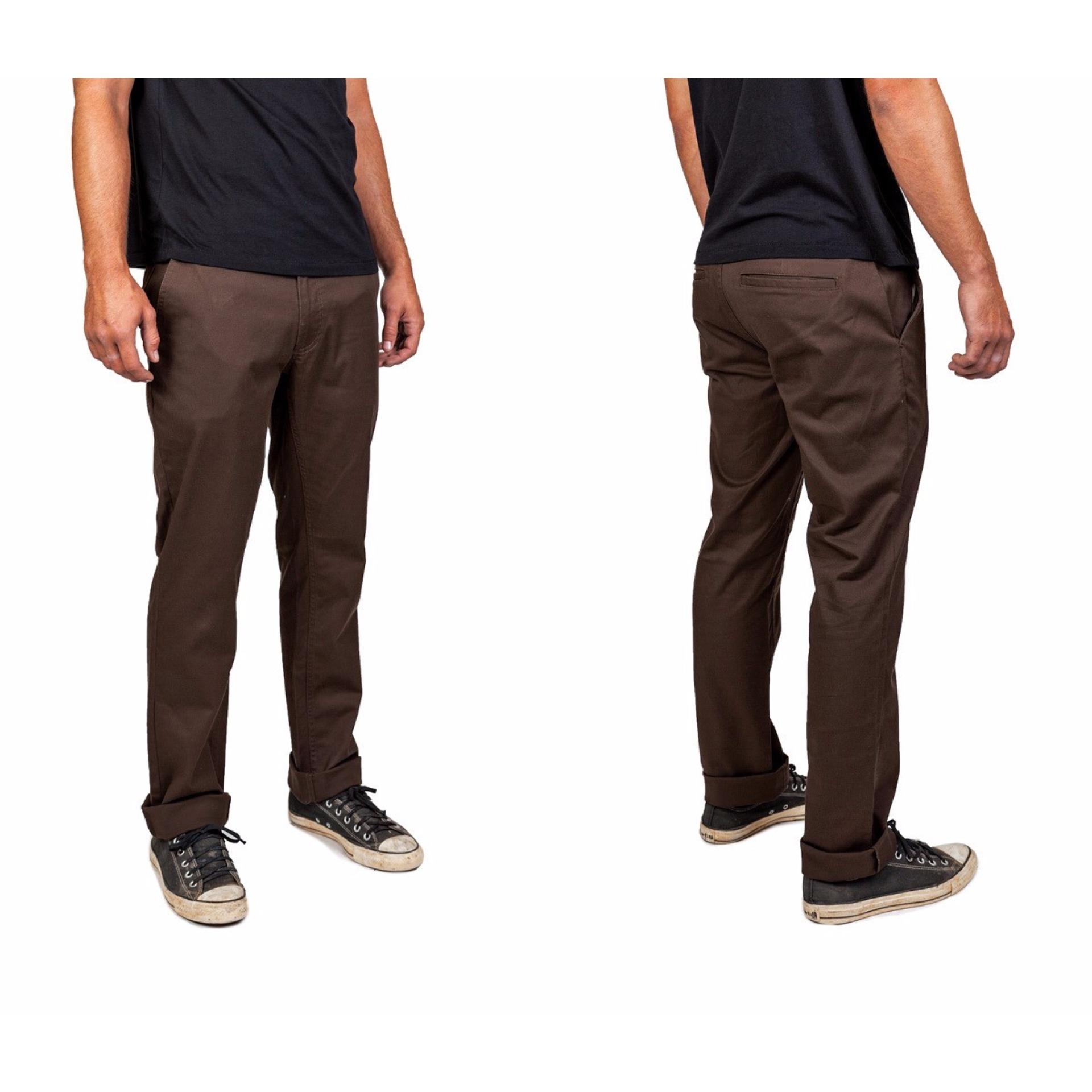 Celana Murah Chino Panjang Hitam (Black)