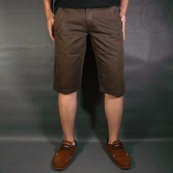 Jual Celana Pendek Chino Pria brown Online Review