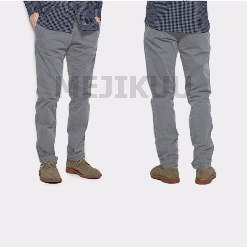 CHINO PANJANG SLIMFIT WR ABU-ABU HIGH QUALITY