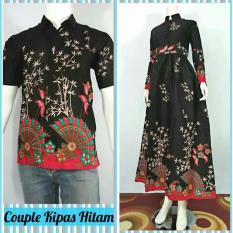 Couple Gamis Hitam Pendek