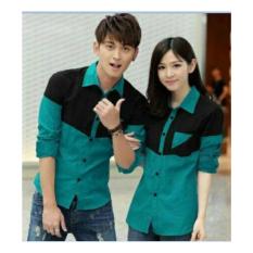 Couple Kemeja Lauren Black Tosca