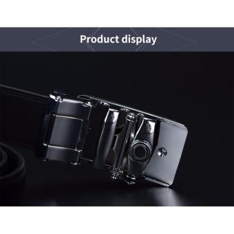COWATHER Gaun Ratchet Kulit Pria Dengan Buckle Otomatis Men'sLeather Ratchet Dress Belt With Automatic Buckle Juli 2019 - 4 COWATHER Gaun Ratchet Kulit Pria dengan Buckle Otomatis Men'sLeather Ratchet Dress Belt with Automatic Buckle - 4