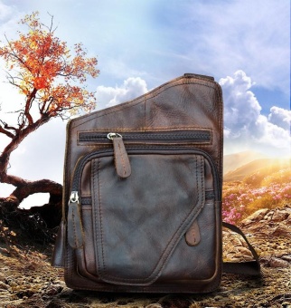 COWATHER Top Sapi Kulit Asli Serbaguna Kasual Bahu Pria Messenger Bags Untuk Pria Padat Zipper Crossbody Tas Kopi-intl Juli 2019 - 4 COWATHER Top Sapi Kulit Asli serbaguna Kasual Bahu Pria Messenger Bags untuk Pria Padat Zipper Crossbody Tas Kopi-intl - 4
