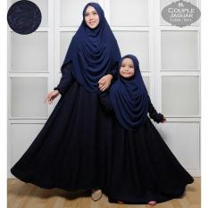 Cp Mom Kids Jaguar Navy Busana Muslim Ibu Dan Anak Gamis Couple - Ccbaa7