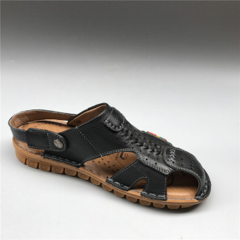 jual crown kulit kasual model semi datar pantai sepatu jual crown kulit kasual model semi datar pantai sepatu