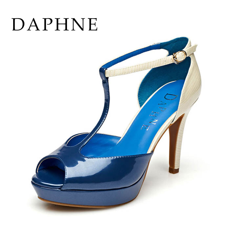 Harga baru Daphne tren musim panas tebal bertumit tinggi wanita Source Daphne busana .