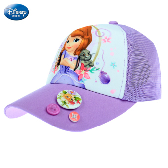 Gambar Disney Anak topi matahari (Ukuran referensi, silakan jumlah Baobao lingkar kepala + SS60029 ungu)