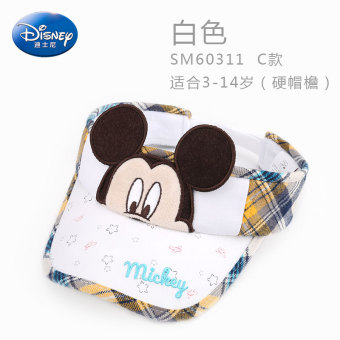 Gambar Disney kerai tabir surya kosong atas bagian tipis Baobao matahari topi anak topi (Lingkar kepala 52 cm 3 5 40 tahun + SM60311 C model putih)