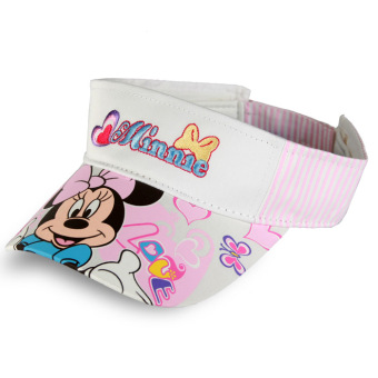 Gambar Disney mahasiswa perlindungan matahari anak visor topi Baobao topi (Silakan menurut anak lingkar kepala memilih + Topi SM60112 putih)