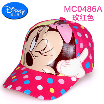 Gambar Disney Produk Asli Anak Laki laki Gadis Topi Topi (54 Cm Cocok 6 14 Tahun + MC0486A Merah Mawar)