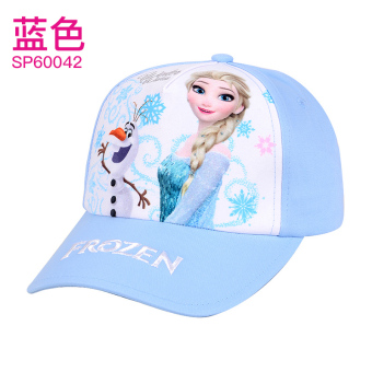 Gambar Disney Putri gadis topi baseball matahari naungan (Cocok untuk 52CM lingkar kepala + Biru SP60042)