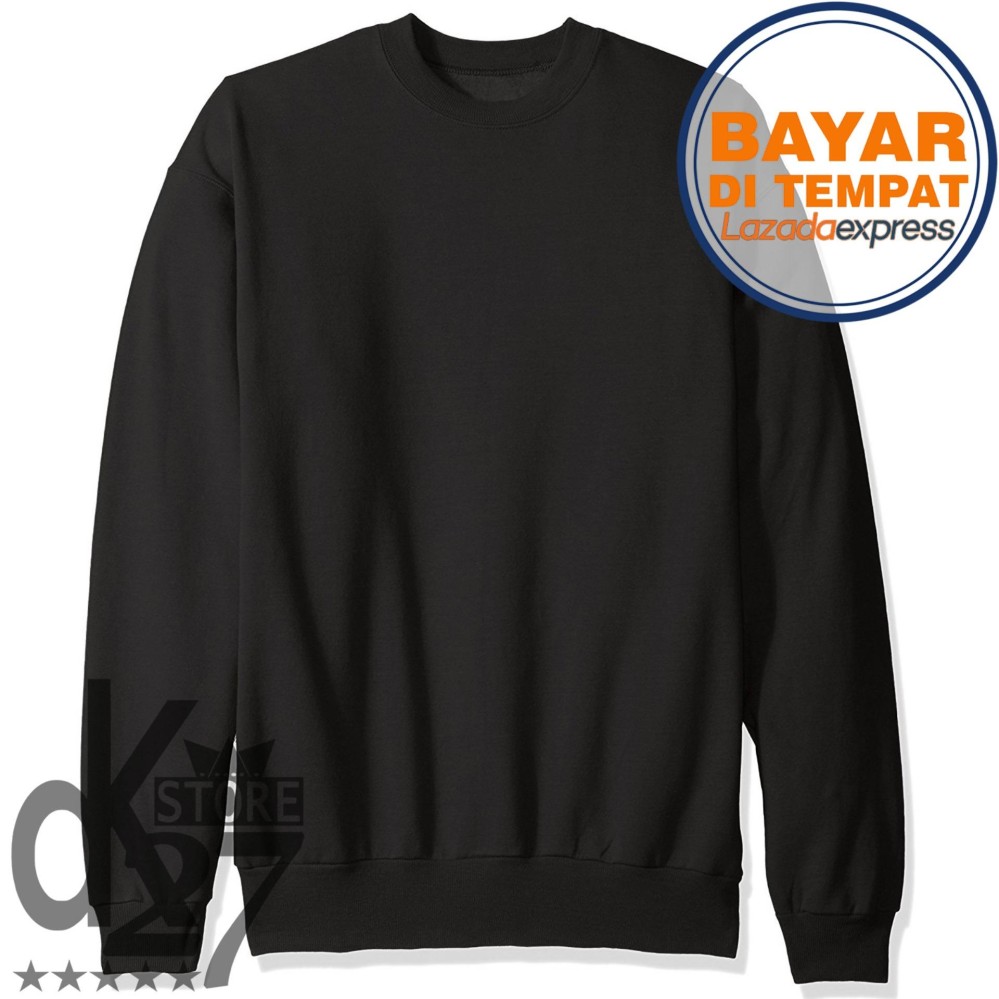 DK Sweater Basic Polos Unisex Pria/Wanita