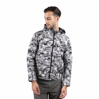 Eiger Jacket Targa Motif Modif - Grey Army