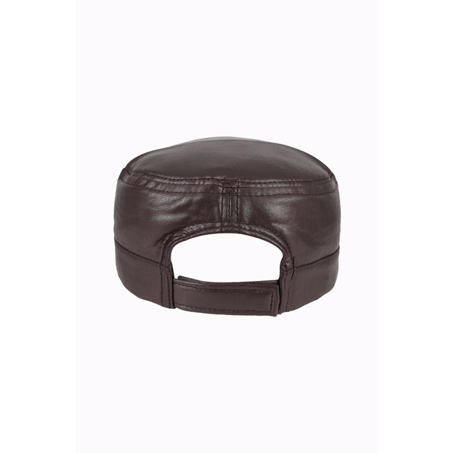 ... Elfs Shop - Topi Pria Polos Komando Military Cap Unisex Metallic - Coklat Tua ...