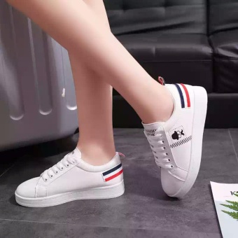 Ellen Taslim Sneakers Mr. Mustache - Putih Juli 2018 - 2 Ellen Taslim Sneakers Mr. Mustache - Putih - 2
