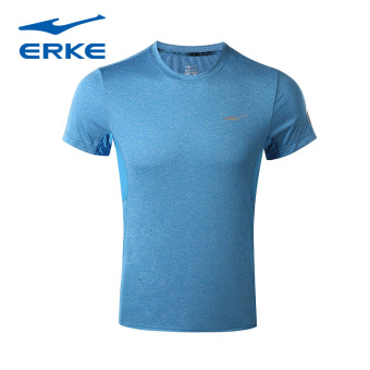 Gambar Erke musim gugur baru leher bulat lengan pendek t shirt (Petir biru)
