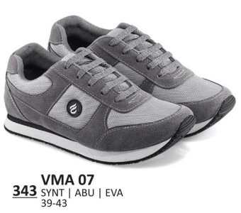 Gambar Everflow Sporty Sepatu Lari Pria Synthetic VMA 07   Grey