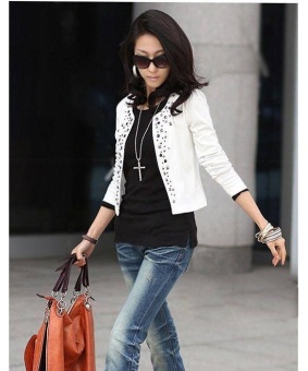Fashion Baru Korea Perempuan Wanita Lengan Setelan Panjang Baju JasAnd Blazer Itu Bang Pendek Bahu Jaket Pakaian April 2018 - 5 Fashion Baru Korea Perempuan Wanita Lengan Setelan Panjang Baju JasAnd Blazer Itu Bang Pendek Bahu Jaket Pakaian - 5