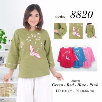 jual fashion blous katun bordir atasan wanita free size 8820 biru zetta jumbo murah jumbo jual fashion blous katun bordir atasan wanita free size 8820 biru zetta jumbo murah jumbo