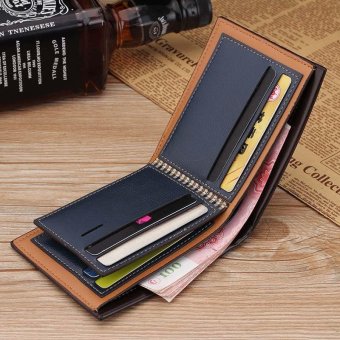 Fashion Dompet Kulit Pendek Kecil Untuk Pria Vintage Timbul Wadah Uang Kartu Kredit Januari 2019 - 4 Fashion dompet kulit pendek kecil untuk pria Vintage timbul wadah uang kartu kredit - 4