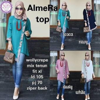 Gambar FASHION MUSLIM   Baju Atasan Murah Wanita Almera Top