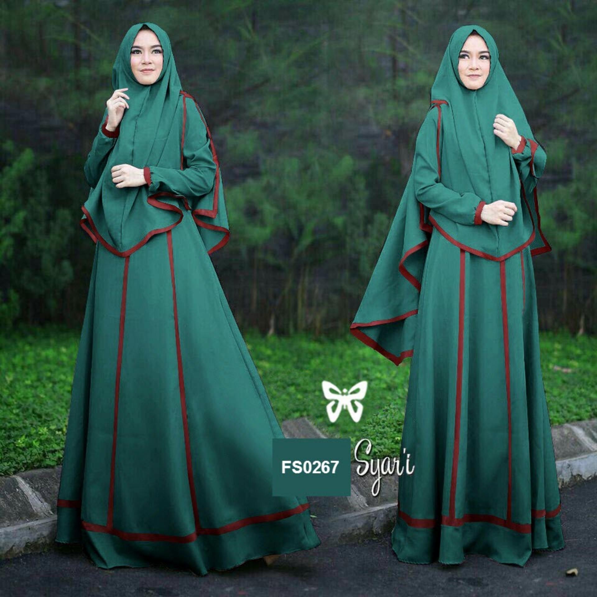 Murah Baju Original Tiara Dress Gamis Wolfice Gaun Pesta Panjang Baju Hijab Terusan Pengajian
