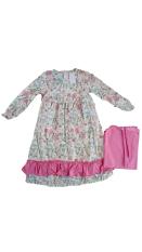 Gamis Katun Anak Motif Paris