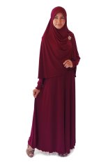 Gamis Makkah Classic - Set - Marun