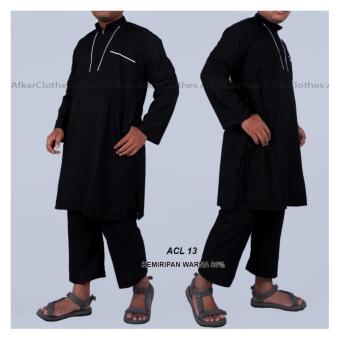 Gambar Gamis Stelan Muslim ikhwan Elegan   ACL13