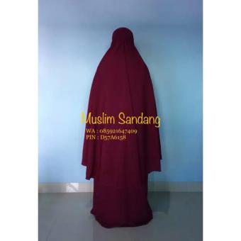 Gamis Syar'i Ayuk Collection / Merah Maroon Mei 2018 - 3 Gamis Syar'i Ayuk Collection / Merah maroon - 3