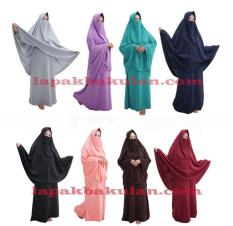 Gamis Syari Satu Set Gamis Jilbab Pet Cadar