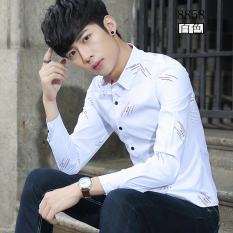 Playboy Tren Laki Laki Slim Bergaris Atasan T Shirt Biru Tua My 8858 ... - Celana Tactical Blackhawk Grey. Source · Gaya Korea dari pria Slim baru lengan ...