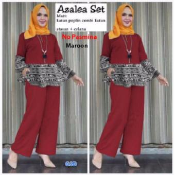 Gambar GSD   Fashion Baju Muslim Wanita   Zella Maroon