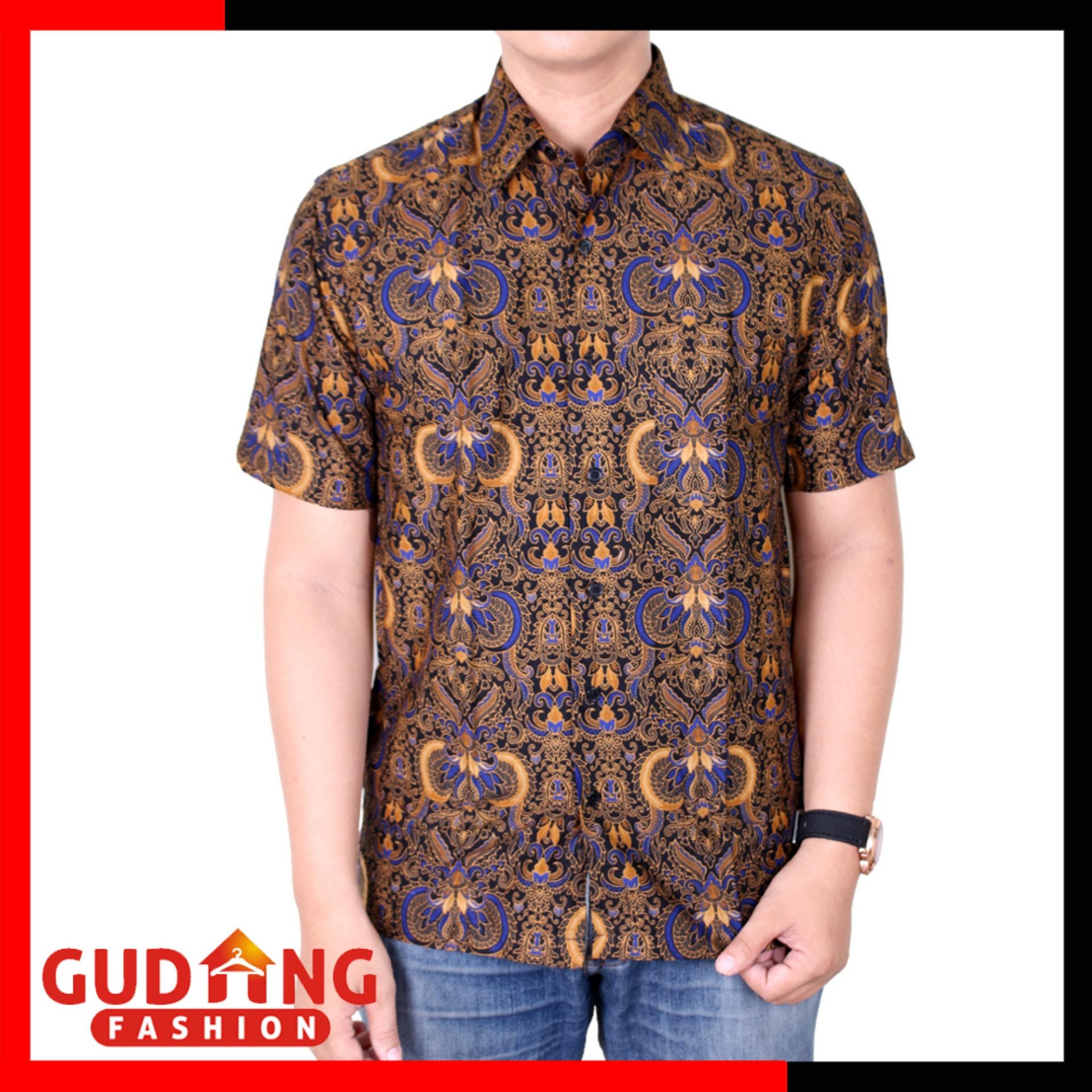 Gudang Fashion - Batik Pendek Terbaru - Putih