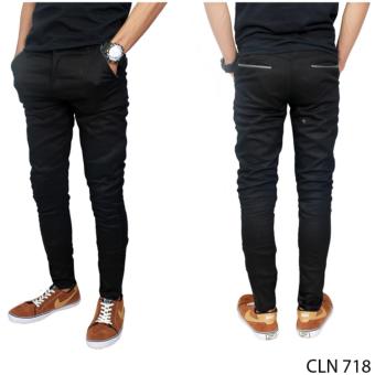 Gambar Gudang Fashion   Chino Skinny Panjang   Hitam