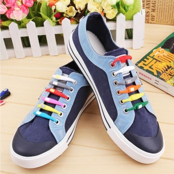 Tali Sepatu Praktis Elastis Shoe Lock Lacelaces No Tie Elastic ... - Ransel .