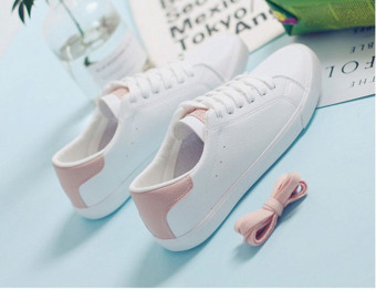 Gambar Harajuku wild summer casual sports shoes white shoes (Bubuk putih)