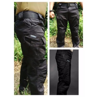 Gambar HNA Celana Panjang Tactical Blackhawk Army Premium  Black