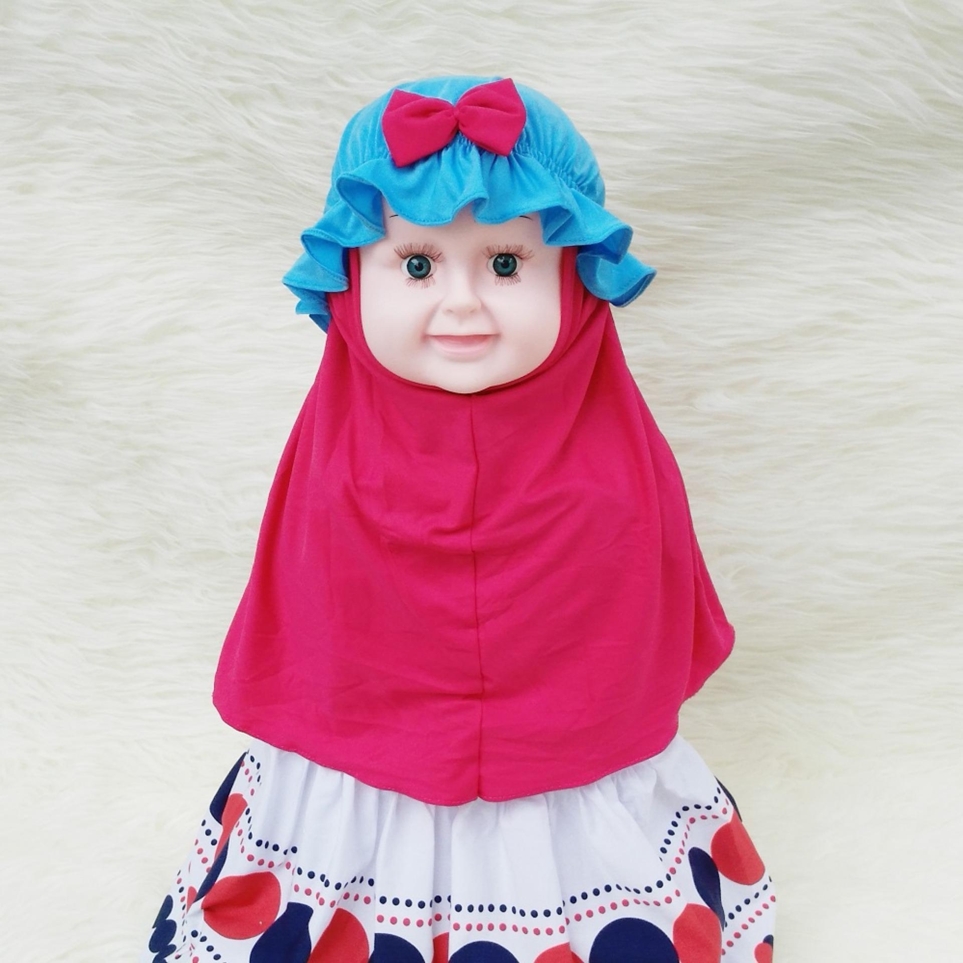 HQo Kerudung Anak Bayi Syiria Topi 2 Tone / Jilbab Anak Bayi / Jilbab Bayi / Hijab Pashmina Instan Anak HQo Kerudung Anak Bayi Syiria Topi 2 Tone / Jilbab Anak Bayi / Jilbab Bayi / Hijab Pashmina Instan Anak