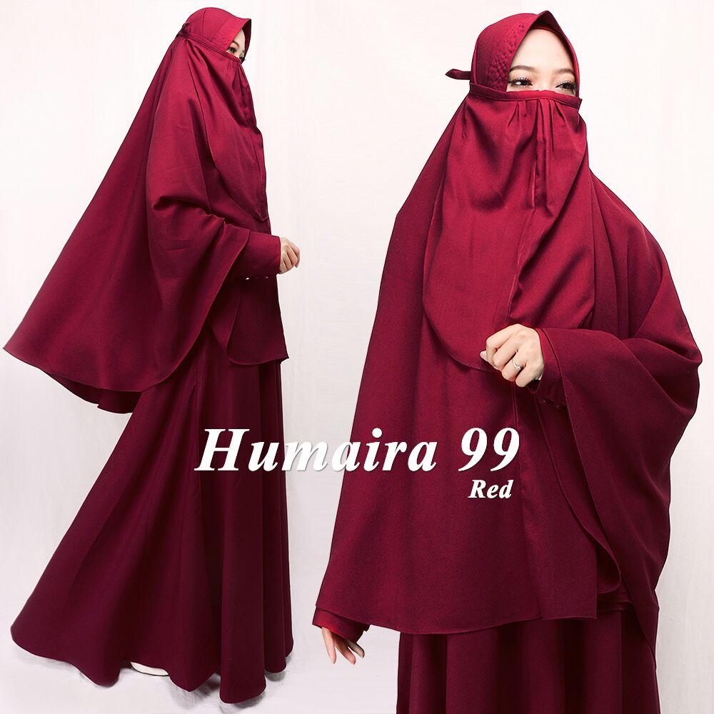 Humaira99 Gamis Syari Cadar Dress Atasan Wanita Muslimah