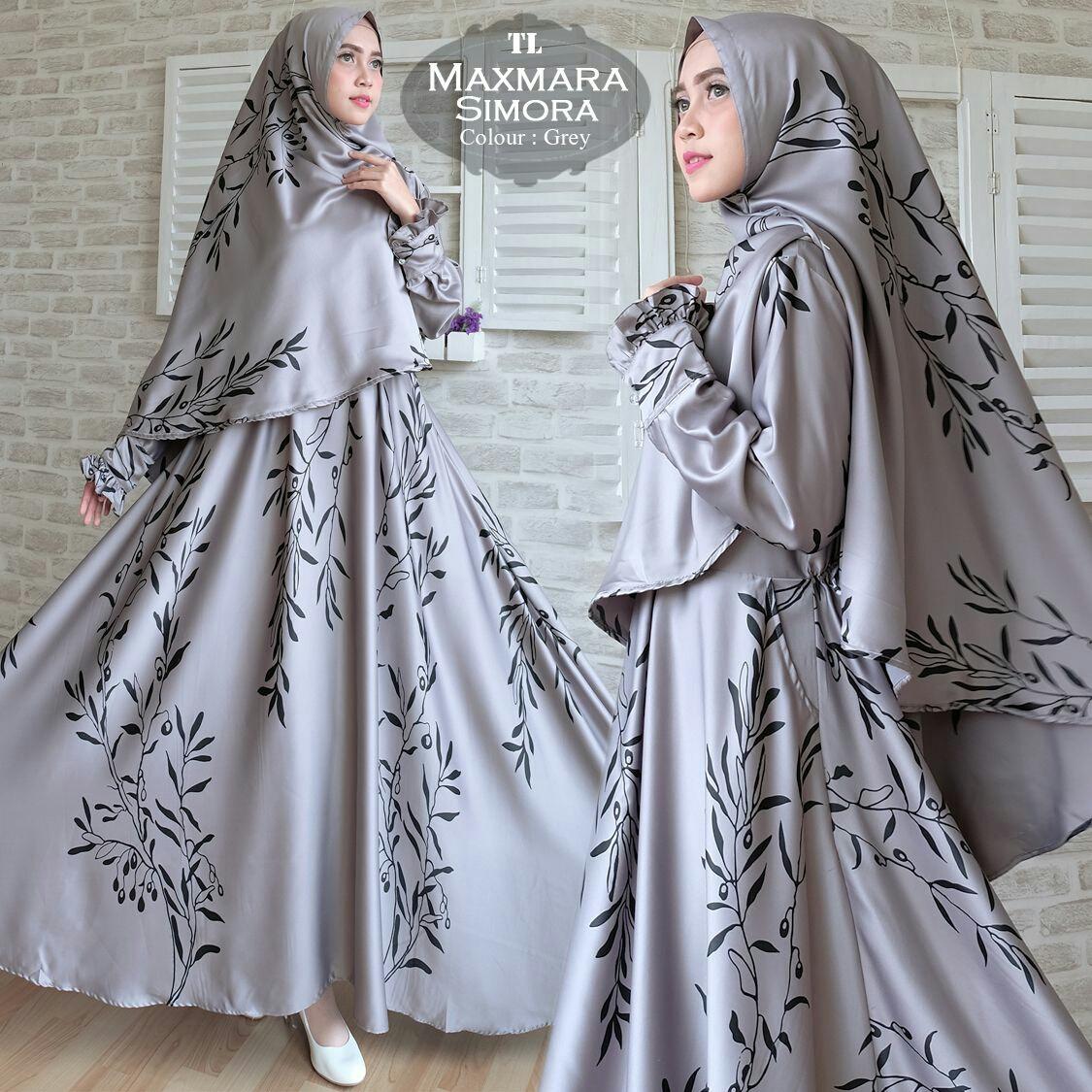 Humaira99 Gamis Syari Jumbo Muslim Wanita Busui Dress Muslimah Monalisa XXL