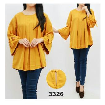 Harga T Os Atasan Wanita Jumbo Salwa Yellow Terbaru Hari Ini April 2018 .